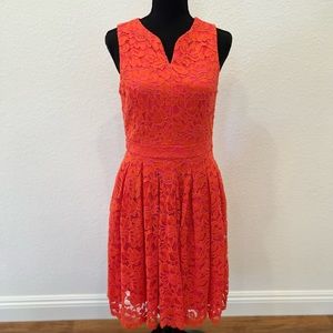 Donna Ricco Coral Dress Size 8 NWT